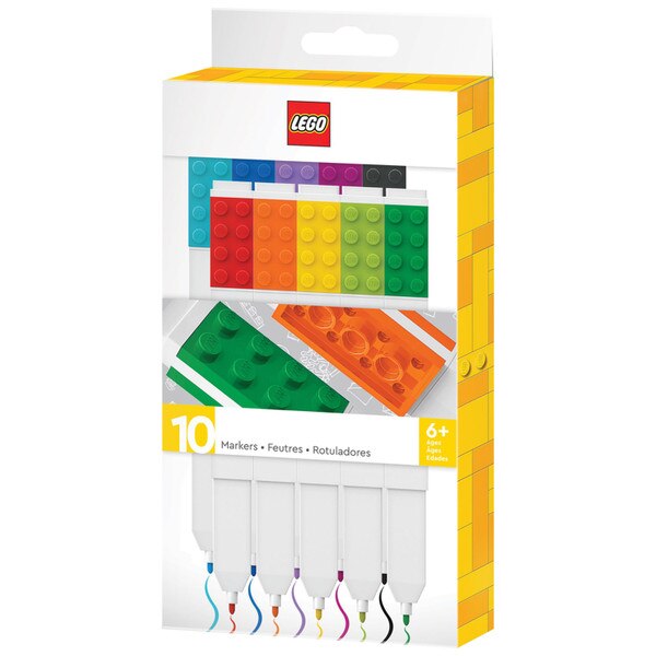 LEGO Markers - Asst 10Pk
